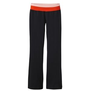 Patagonia Pliant Pants Women Medium Black Wide Leg Yoga Active Stretch Hike